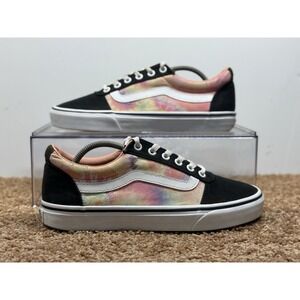 Vans Off the Wall Sneaker Women's Size 9 Tie Dye Skate Canvas Lace Up Low Top